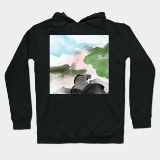 I Dream #abstract #watercolor Hoodie